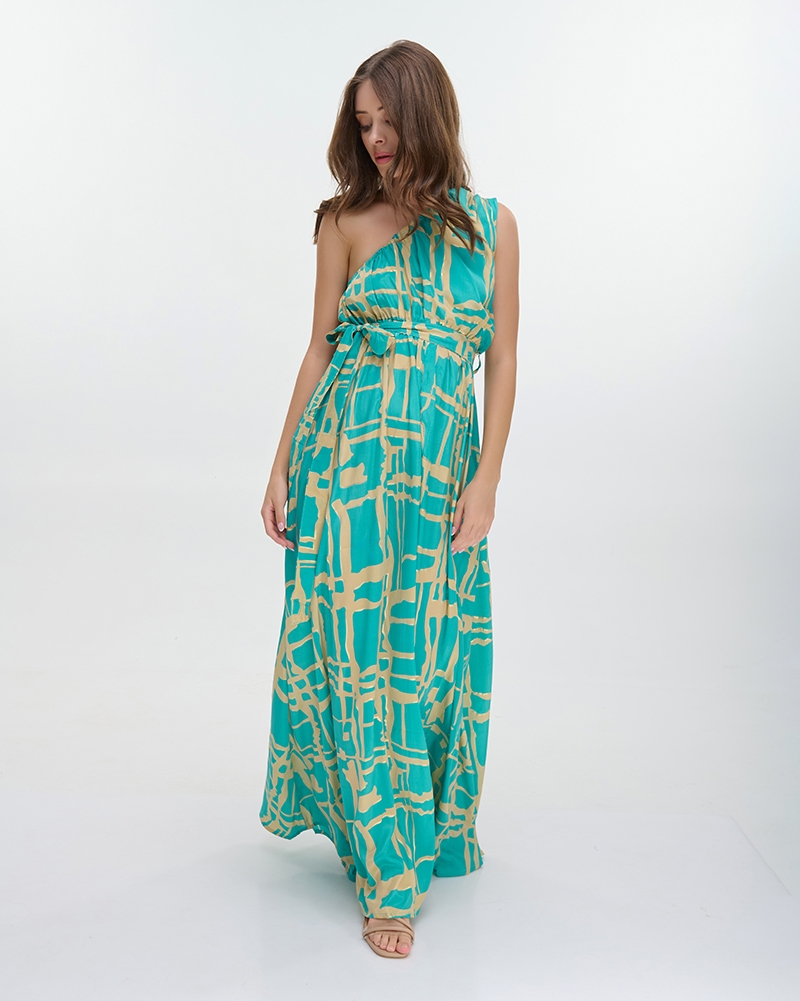 Ble 1Shoulder Maxi Dress