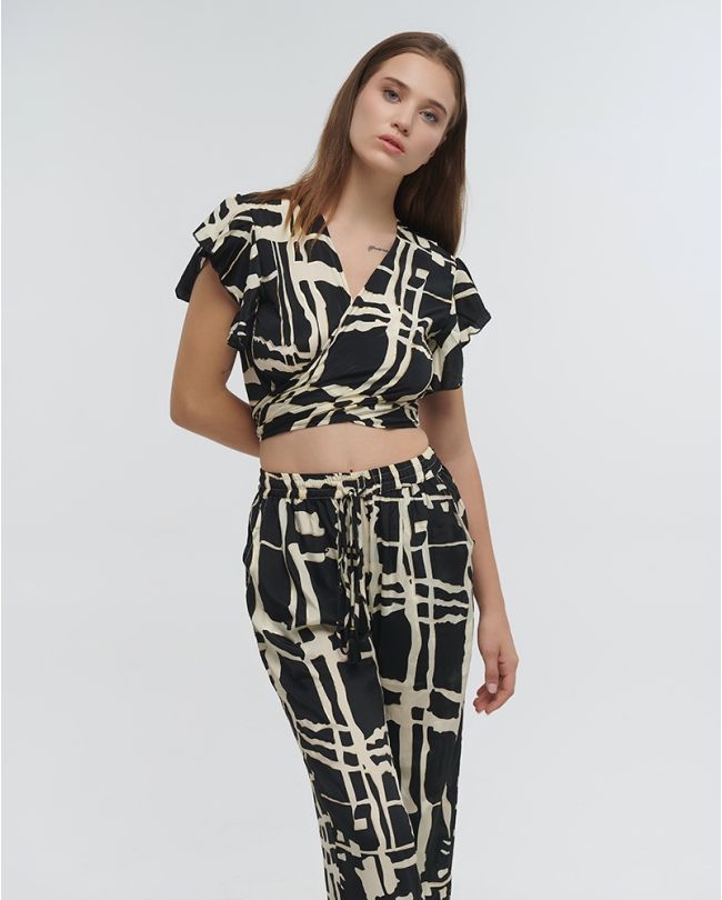 Ble Knot Top