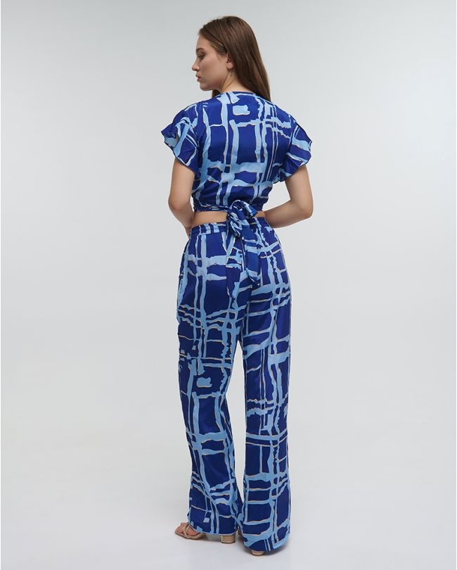 Ble Knot Top
