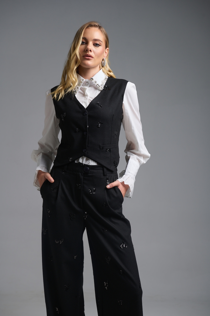 Kelly's Γιλέκο Με Πούλια Λουλούδια