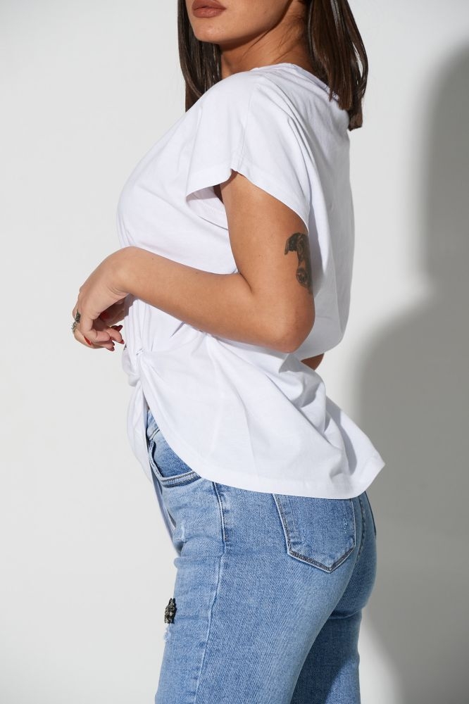 Kelly's T-shirt Με Κόμπο Στο Πλάι