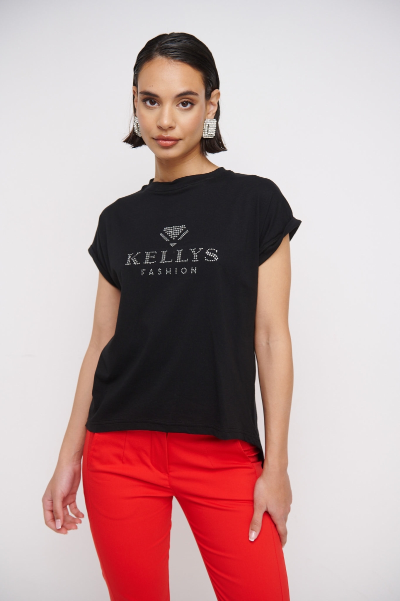 Rhinestoned Kelly's T-Shirt Kellys Fashion