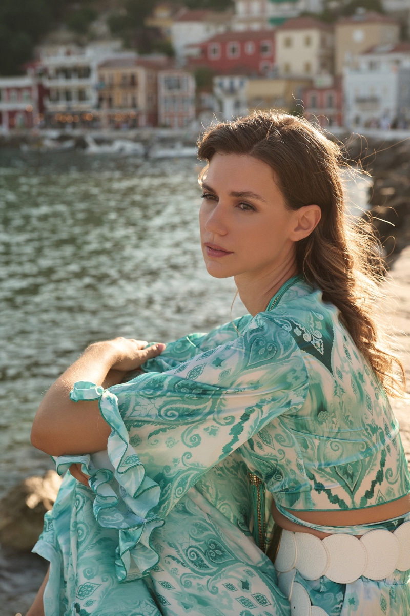 Kelly's Paisley Printed Top