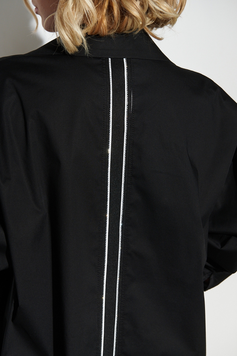 Kellys Long Shirt With Stripe On The Back