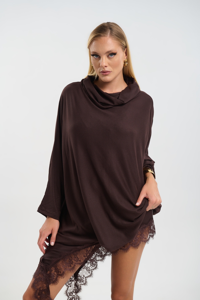 Kelly's Μπλούζα Με Polo Γιακα  Oversized