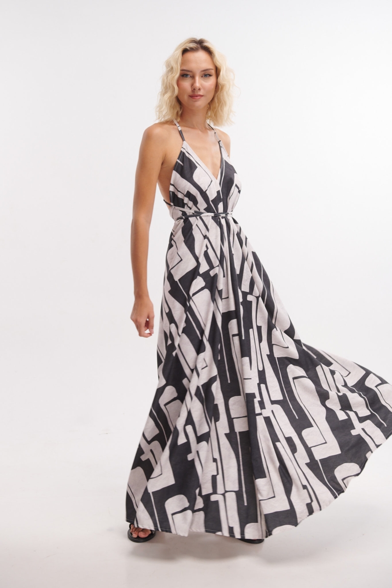 Kellys Rectangle Printed Maxi Dress