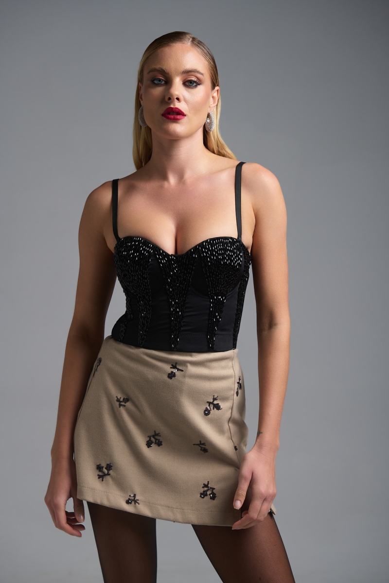 Kelly's Φούστα Σορτς Με Λουλούδια Πούλια