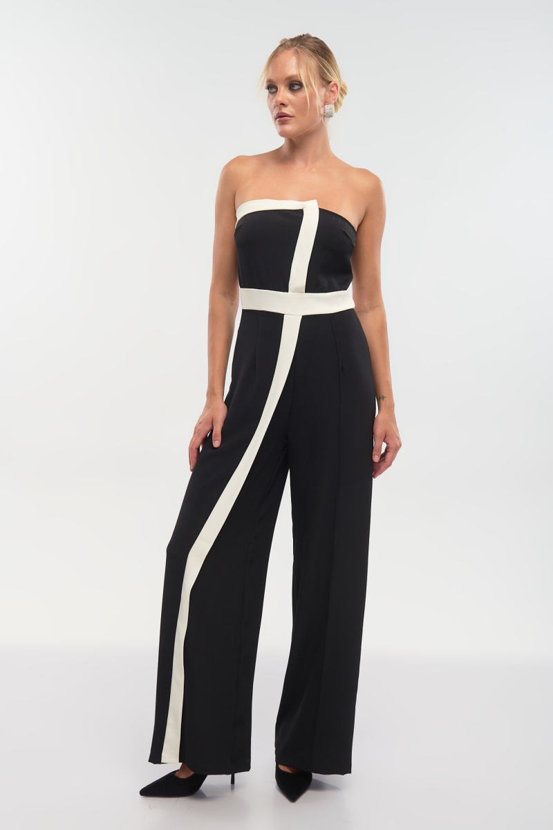 Kelly's Black & White Jumpsuit