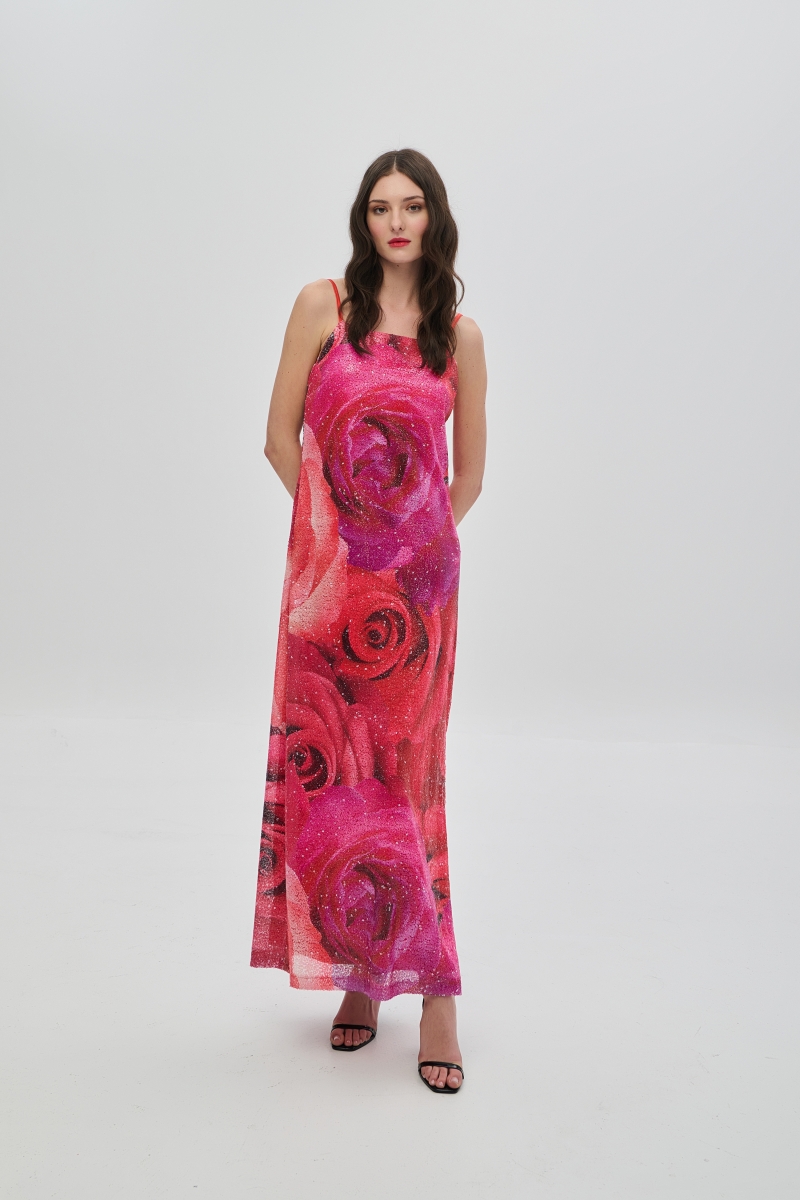 De Javu Long Floral Dress
