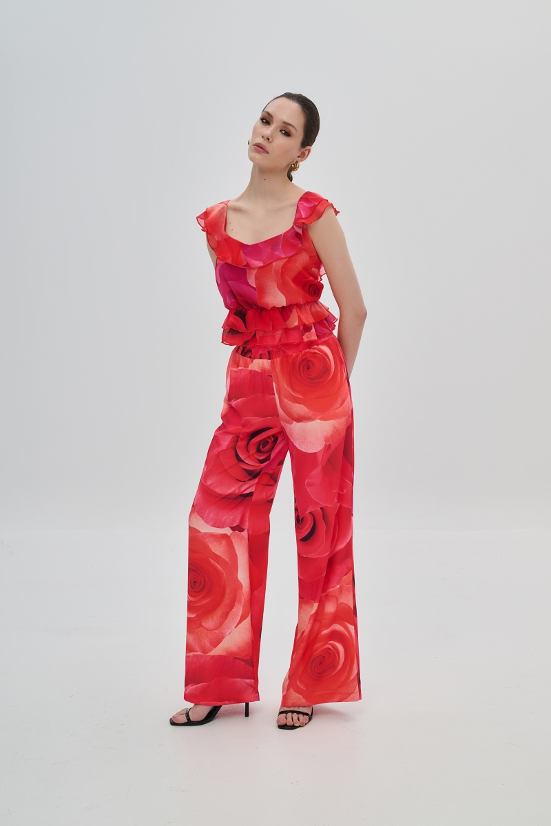 De Javu Παντελόνα Φλοραλ