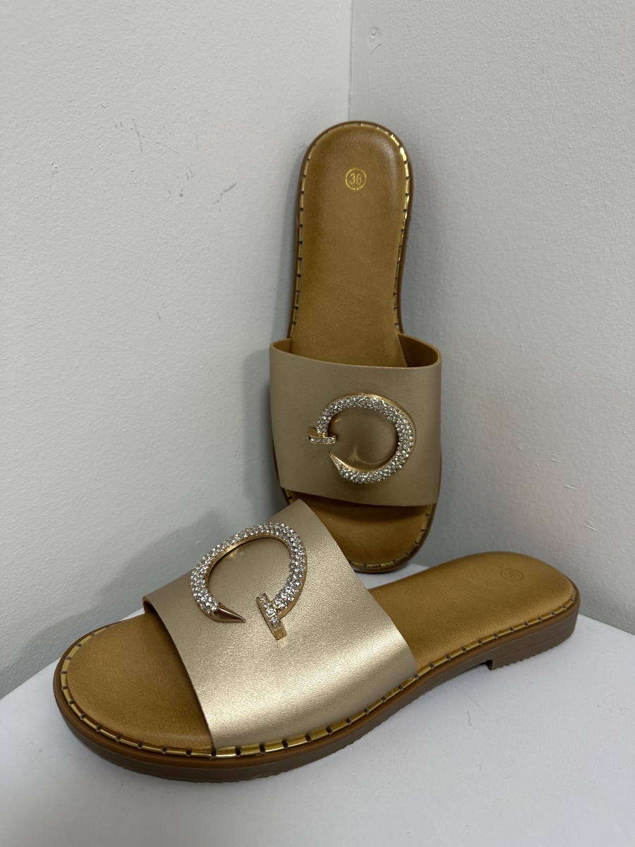 Detailed G Slippers