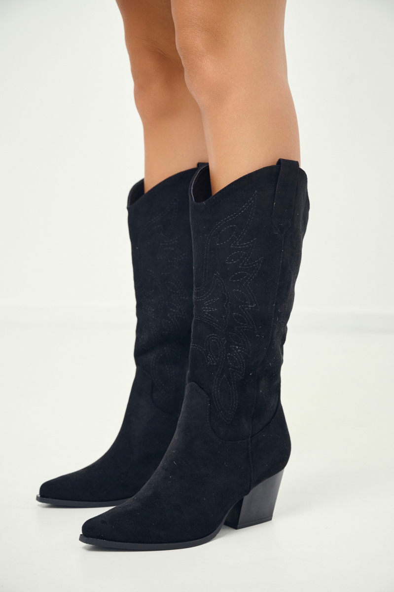 Μπότα Cow Χαμηλή Ραφές Πλάι