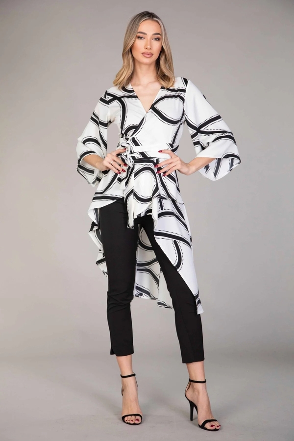 On-line Blouse With Print