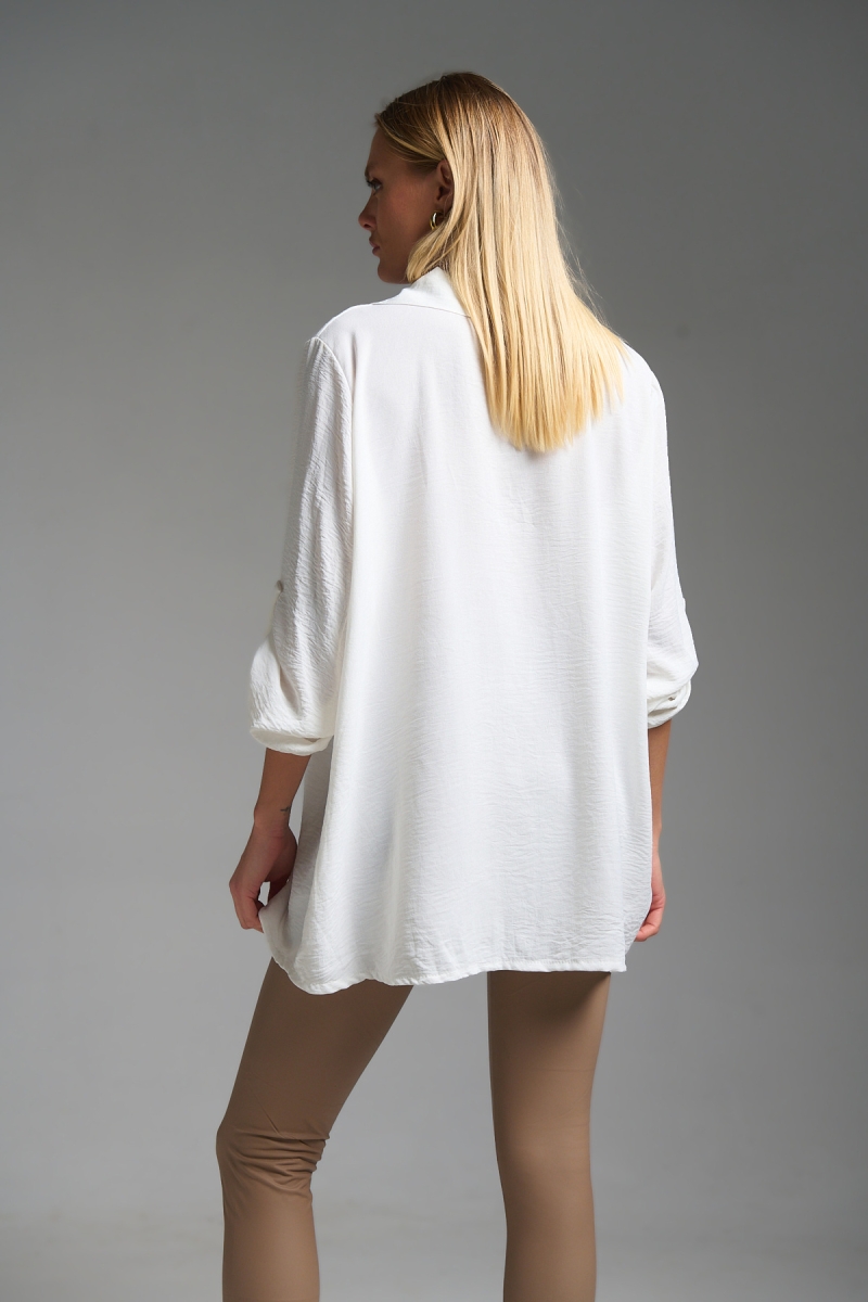 Μπλούζα Μακρυμάνικη Με Γιακά