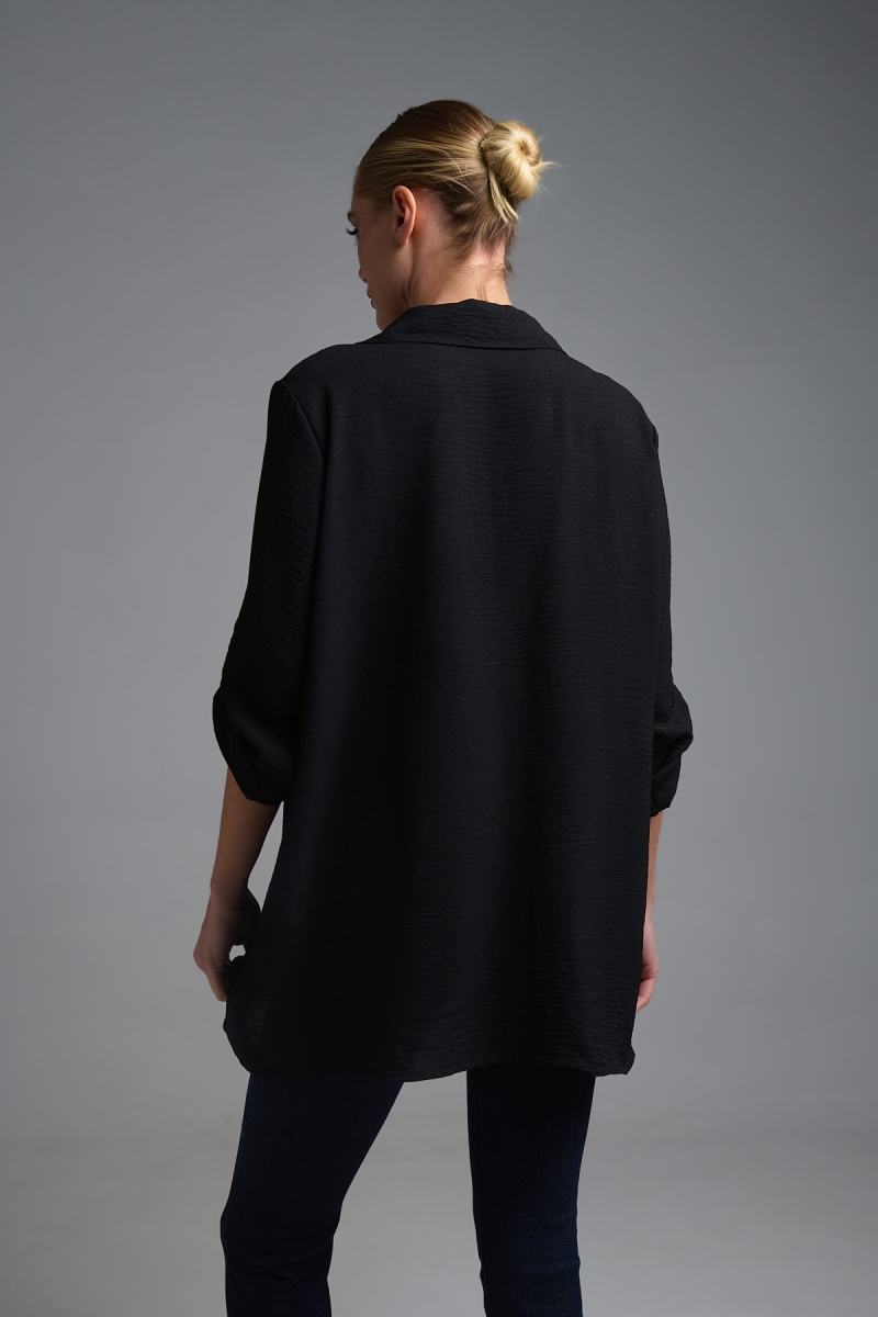 Μπλούζα Μακρυμάνικη Με Γιακά