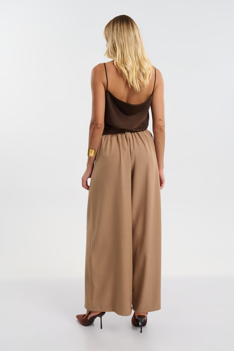 Belted Wide Leg Pants