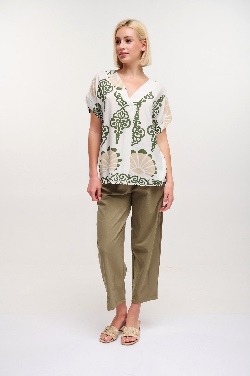 V Neck Blouse