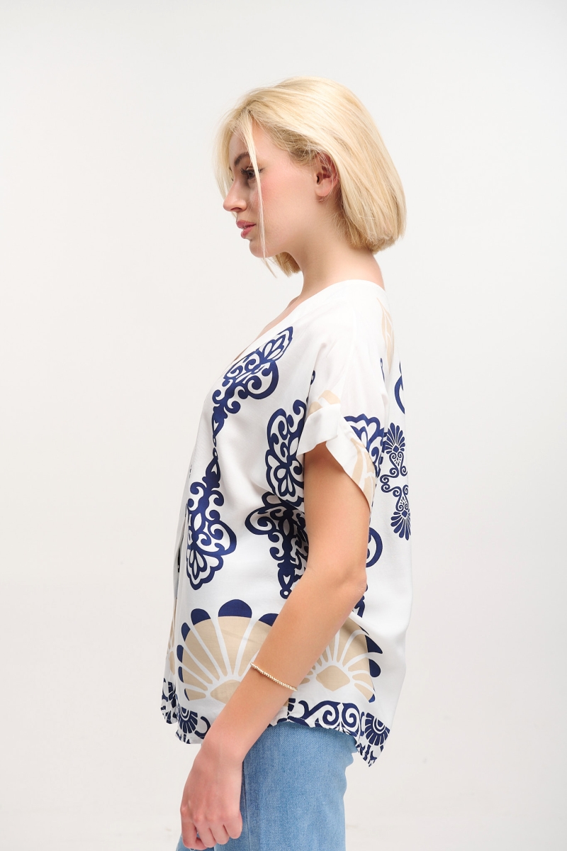 V Neck Blouse