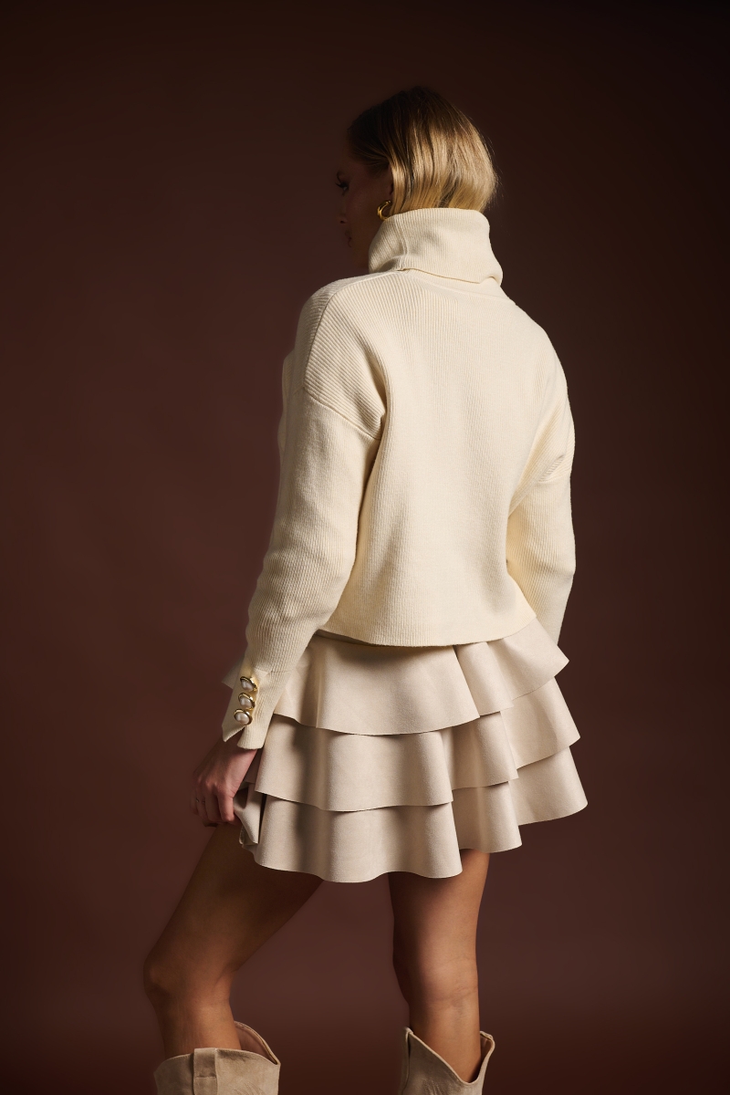 Πλεκτό Ζιβάγκο Πέρλα Μανίκι