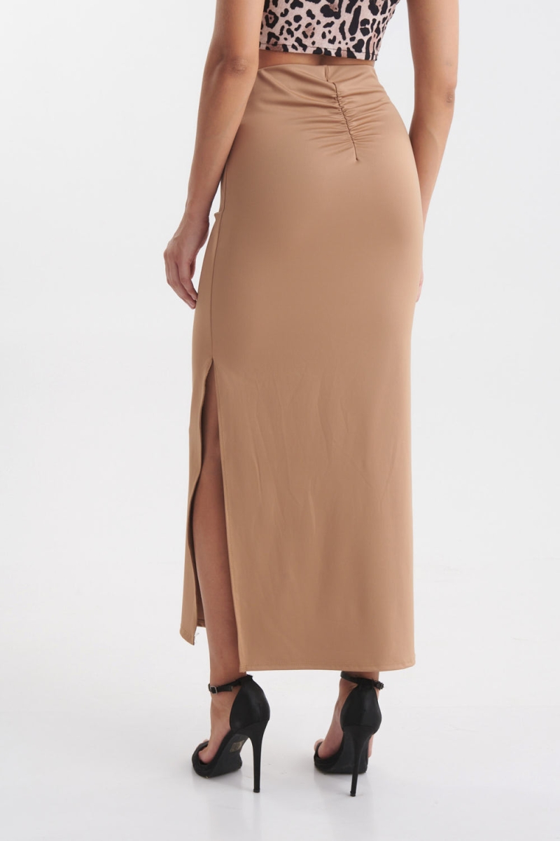 Elastic Maxi Skirt