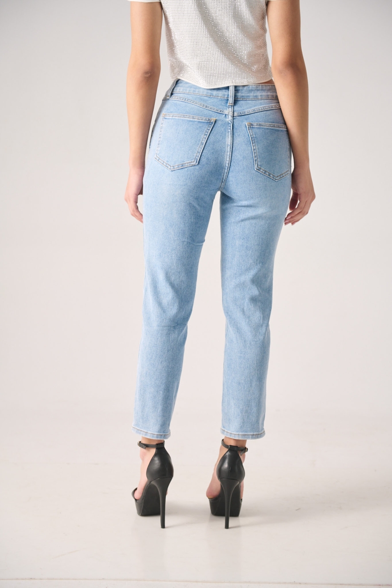 Denim Boyfriend Pants