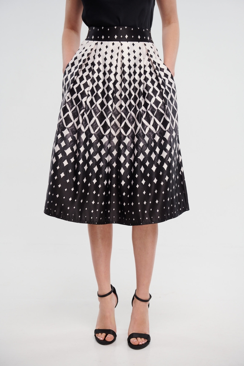 Midi Skirt With Print