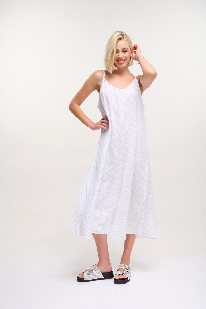 Striped Linen Dress