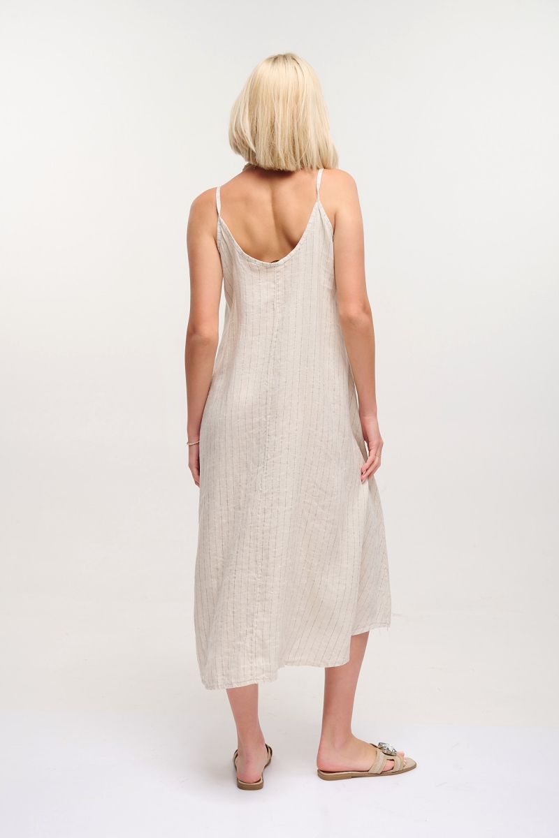 Striped Linen Dress