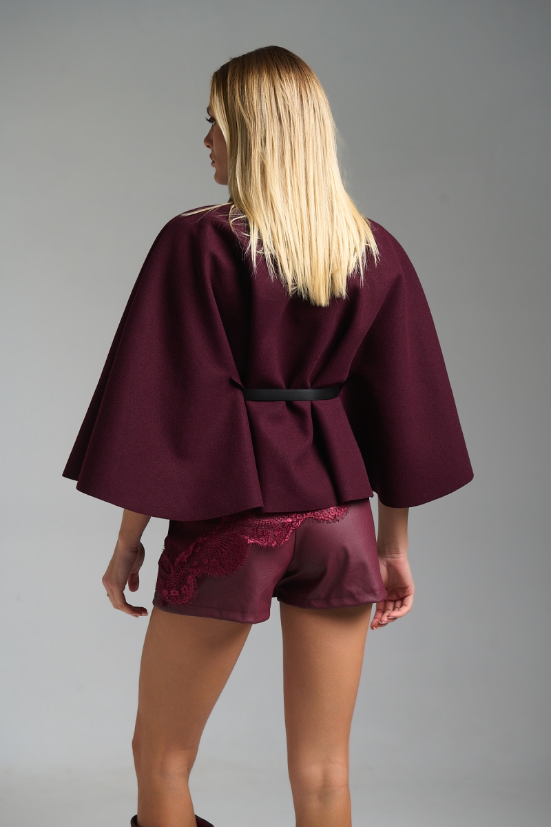 Κάπα Κοντή Με Ζωνάκι