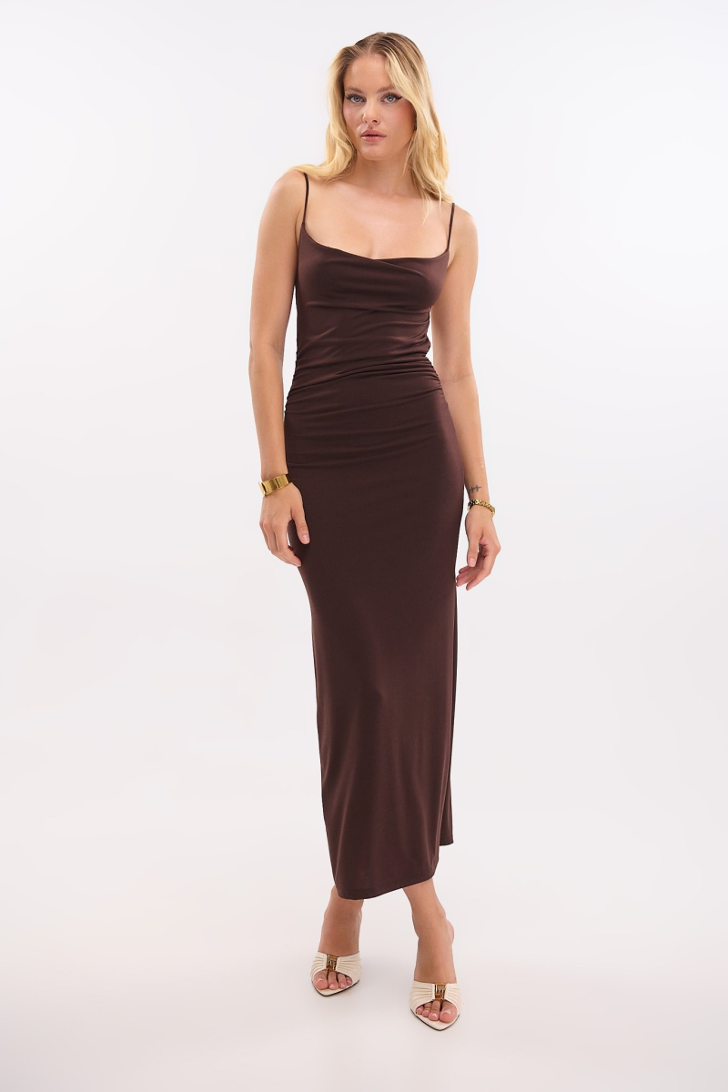 Open Back Midi Dress