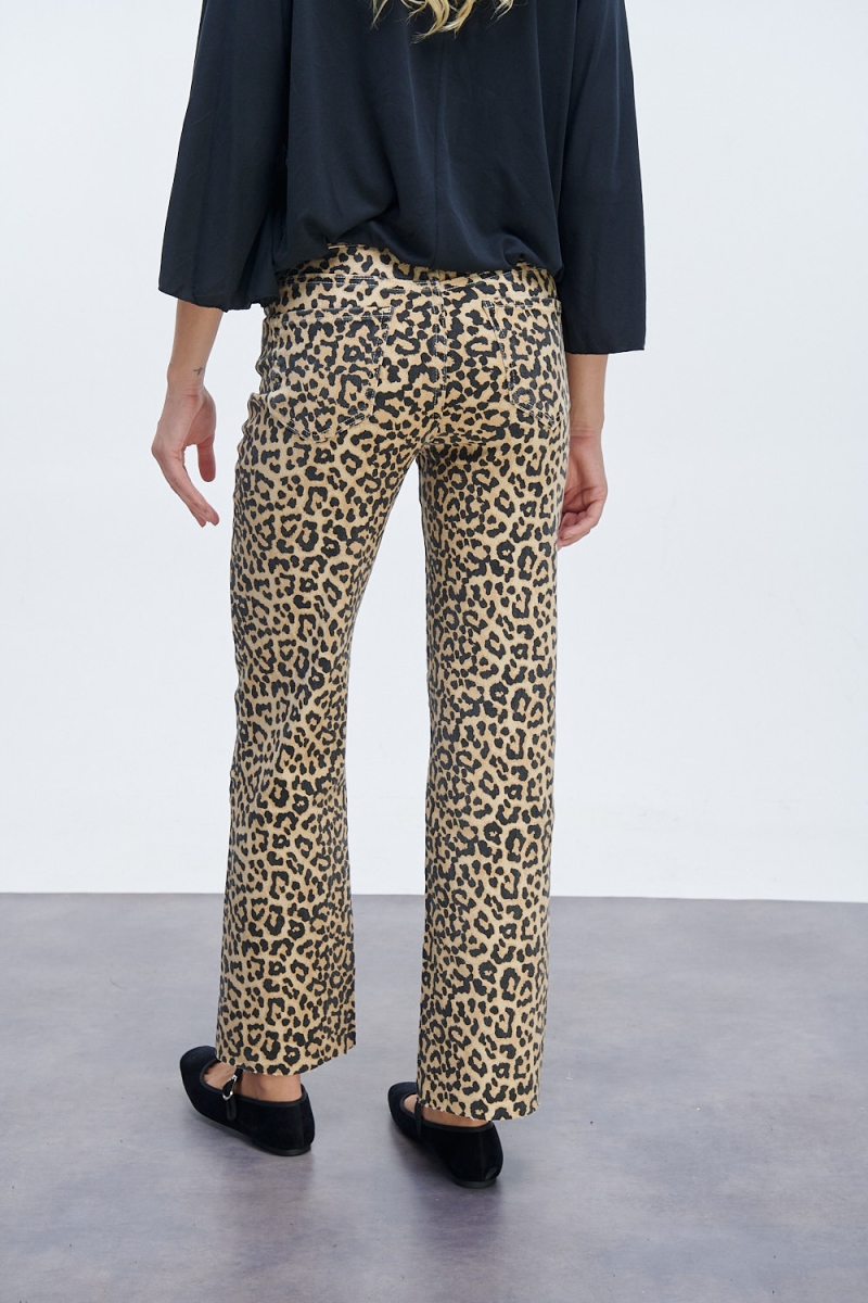 Animal Print Jeans